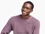 Warby Parker T4FT0T111 Brille Kastanienkristall Hughes – Bild 2