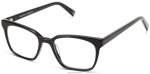 Warby Parker T4FT0T114 Brille pechschwarz Hughes