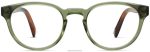 Warby Parker T4FT0T124 Brille Algenkristall mit bernsteinfarbener Schildkröte percey – Bild 4