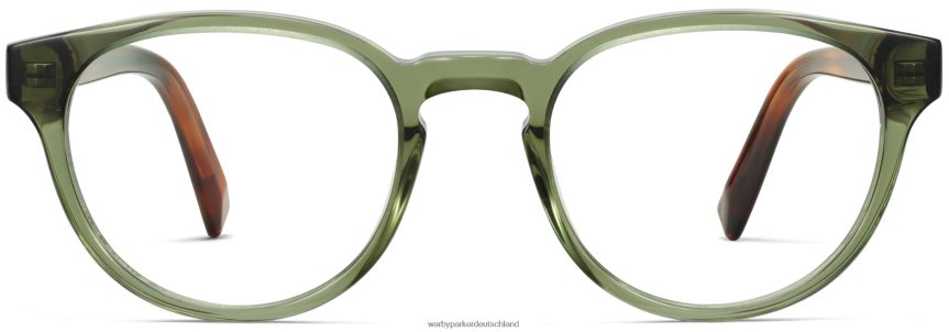 Warby Parker T4FT0T124 Brille Algenkristall mit bernsteinfarbener Schildkröte percey – Bild 4
