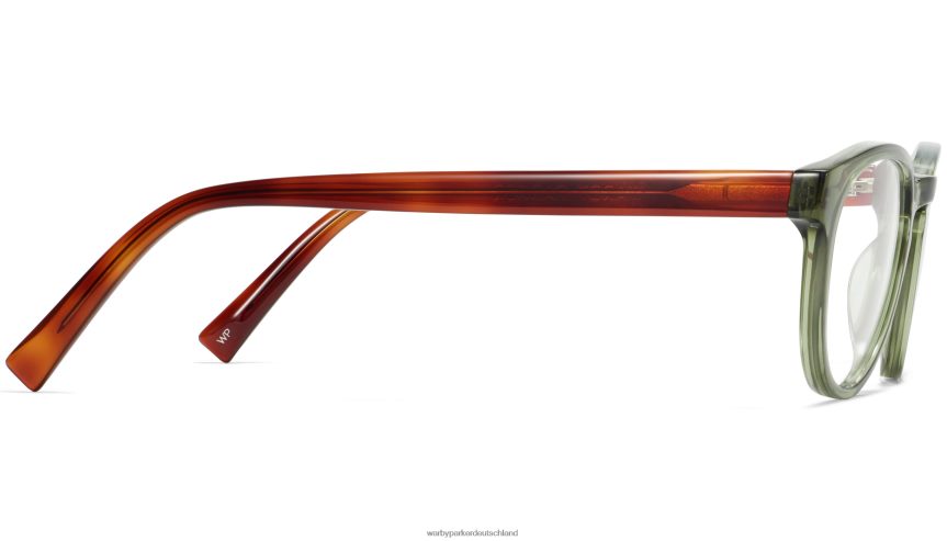 Warby Parker T4FT0T124 Brille Algenkristall mit bernsteinfarbener Schildkröte percey – Bild 5