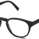 Warby Parker T4FT0T128 Brille tiefschwarz matt percey