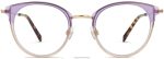 Warby Parker T4FT0T134 Brille geschichteter Pflaumenkristall mit poliertem Gold angelise – Bild 4