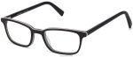 Warby Parker T4FT0T177 Brille schwarze matte Sonnenfinsternis Oliver