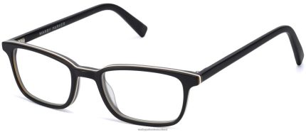 Warby Parker T4FT0T177 Brille schwarze matte Sonnenfinsternis Oliver