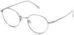 Warby Parker T4FT0T182 Brille poliertes Silber Ellington