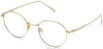 Warby Parker T4FT0T183 Brille poliertes Gold Ellington