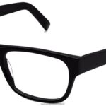 Warby Parker T4FT0T191 Brille tiefschwarz matt roosevelt