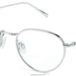 Warby Parker T4FT0T216 Brille brüniertes Silber Esra