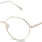 Warby Parker T4FT0T219 Brille poliertes Gold Gavin