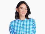 Warby Parker T4FT0T222 Brille poliertes Gold Belmar – Bild 2