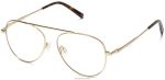 Warby Parker T4FT0T222 Brille poliertes Gold Belmar