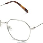 Warby Parker T4FT0T24 Brille poliertes Silber Keiko