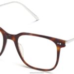 Warby Parker T4FT0T257 Brille Holzmaserung-Schildkröte mit poliertem Silber Kaleb