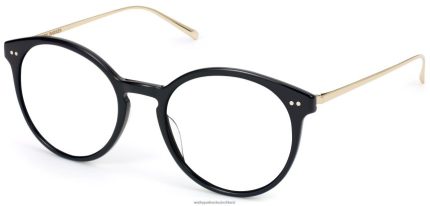 Warby Parker T4FT0T258 Brille tiefschwarz mit poliertem Gold langley