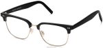 Warby Parker T4FT0T25 Brille tiefschwarz mit poliertem Gold Baird