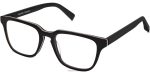 Warby Parker T4FT0T274 Brille schwarze matte Sonnenfinsternis Burke