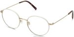 Warby Parker T4FT0T28 Brille weiße Jade mit poliertem Gold Duncan