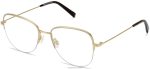 Warby Parker T4FT0T292 Brille poliertes Gold Carlotta