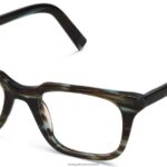 Warby Parker T4FT0T309 Brille blaues Marmorholz Clark