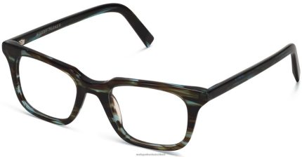 Warby Parker T4FT0T309 Brille blaues Marmorholz Clark