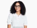 Warby Parker T4FT0T324 Brille schwarze Johannisbeerschildkröte Lorena – Bild 2