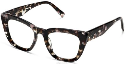 Warby Parker T4FT0T324 Brille schwarze Johannisbeerschildkröte Lorena