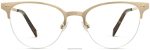 Warby Parker T4FT0T347 Brille poliertes Gold sahana – Bild 4