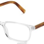Warby Parker T4FT0T38 Brille Kristall mit englischer Eiche Wilkie