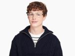 Warby Parker T4FT0T38 Brille Kristall mit englischer Eiche Wilkie – Bild 3