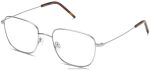 Warby Parker T4FT0T392 Brille poliertes Silber Saul