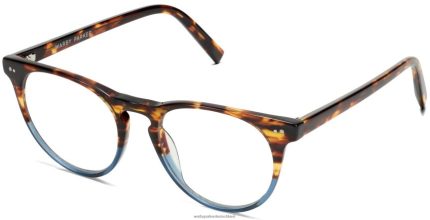 Warby Parker T4FT0T401 Brille Hudson Blue verblasst Copley