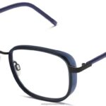 Warby Parker T4FT0T407 Brille Einlasskristall mit gebürsteter Tinte Dante