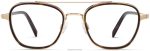 Warby Parker T4FT0T422 Brille Cognac-Schildkröte mit poliertem Gold Earle – Bild 4