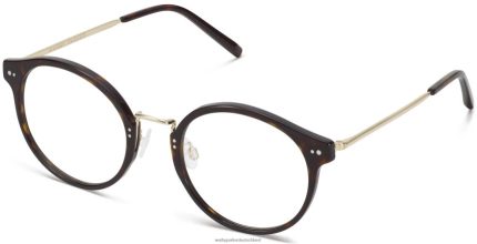 Warby Parker T4FT0T424 Brille Cognac-Schildkröte mit poliertem Gold jayla