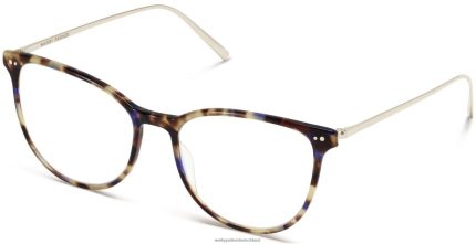 Warby Parker T4FT0T428 Brille violette Magnolie mit poliertem Gold Maren