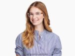 Warby Parker T4FT0T436 Brille Kristall mit englischer Eiche felix – Bild 3