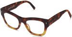 Warby Parker T4FT0T450 Brille Sonnenstrahl-Schildkröte verblassen Yamini
