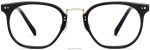 Warby Parker T4FT0T458 Brille tiefschwarz mit poliertem Gold Warte – Bild 4