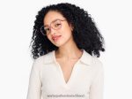 Warby Parker T4FT0T461 Brille Rosenapfel mit poliertem Gold leah – Bild 2