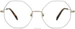 Warby Parker T4FT0T464 Brille Minze mit poliertem Gold Celia – Bild 4