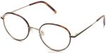 Warby Parker T4FT0T467 Brille Eichenfass mit poliertem Gold Henderson