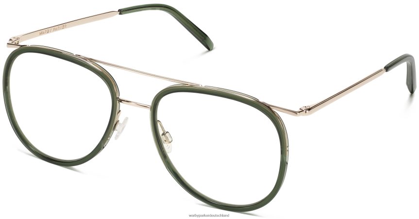 Warby Parker T4FT0T471 Brille Palmenkristall mit Riesling Montague – Bild 1