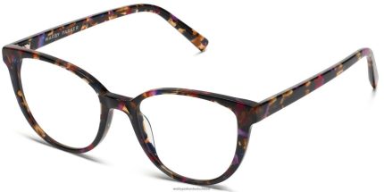 Warby Parker T4FT0T475 Brille Rosa Rotkehlchenschildkröte Elodie