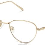 Warby Parker T4FT0T478 Brille poliertes Gold Shirley