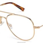 Warby Parker T4FT0T485 Brille poliertes Gold Räuber