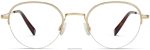 Warby Parker T4FT0T50 Brille poliertes Gold Einmachen – Bild 4