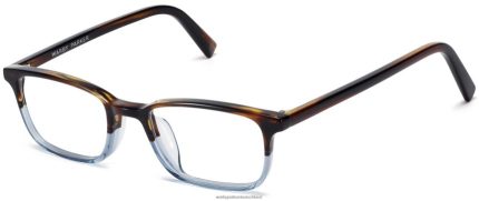 Warby Parker T4FT0T512 Brille Eastern Bluebird verblassen Oliver
