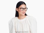 Warby Parker T4FT0T519 Brille tiefschwarz mit poliertem Gold durand – Bild 3