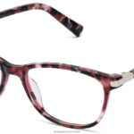 Warby Parker T4FT0T553 Brille violetter Quarzkristall mit poliertem Silber Gänseblümchen